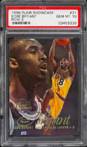 Top Best Kobe Bryant Rookie Cards Recent Sales Prices