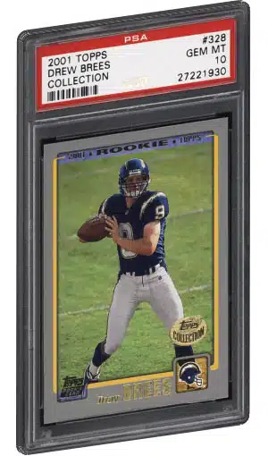 Drew Brees Autographed Signed 2001 Bowman Chrome Refractor Rookie