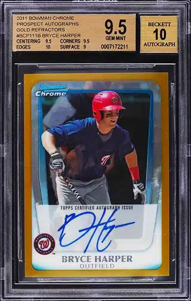 2017 TOPPS CHROME REFRACTOR CODY BELLINGER ROOKIE AUTO /499 BGS 9.5 GEM  MINT - Cardboard Picasso