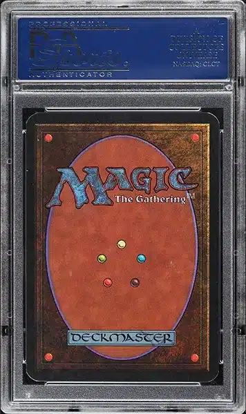 1993 Magic The Gathering MTG Alpha Mox Ruby PSA 10 GEM MINT BACK SIDE