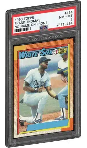 1992 Fleer Rookie Sensations #1 Frank Thomas Chicago White Sox. In