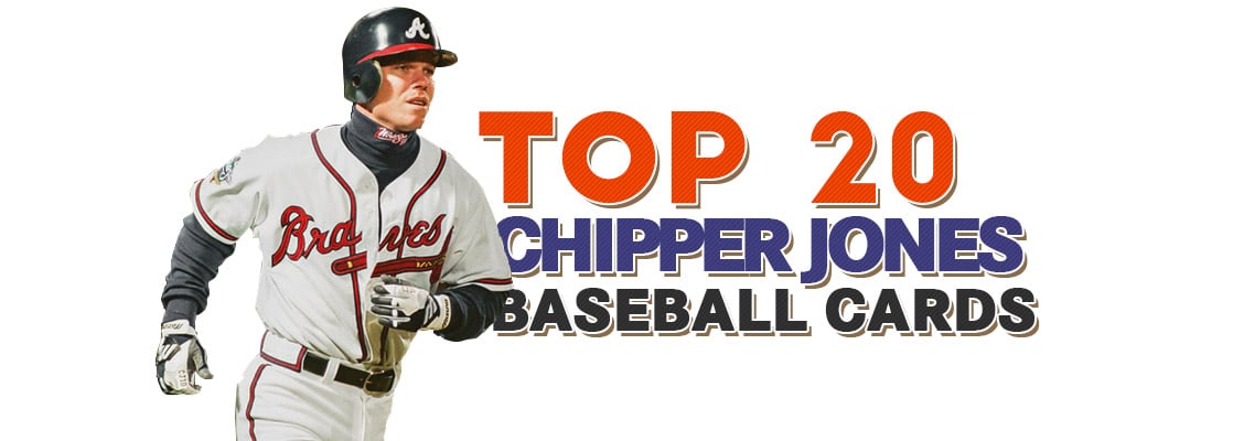 CHIPPER JONES (13) Card Baseball Lot - Atlanta Braves