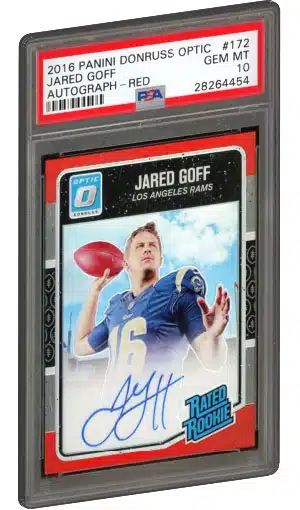 Jared Goff Signed/Autographed 1/1 LA Rams Jersey NFL PSA/DNA Stats