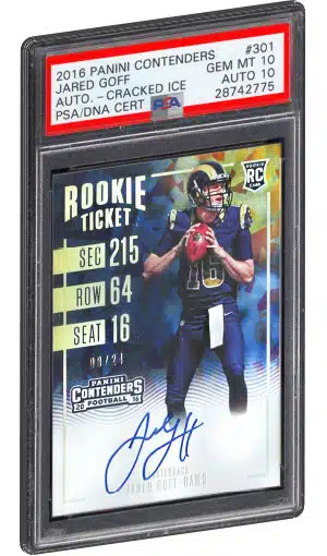 2016 Panini National Convention - Gloves #5 - Jared Goff