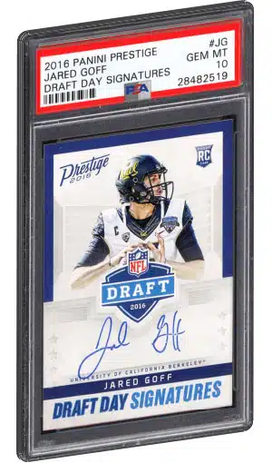 2016 Prestige Draft Big Board #1 Jared Goff - Rookie Year at