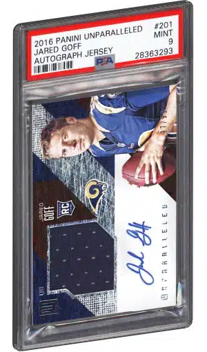 Jared Goff 2019 Panini Certified Superb Jersey Number RAMS 16/299