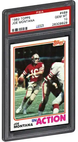 Joe Montana 1982 TOPPS BASE SET CARD #488 SAN FRANCISCO 49ERS!