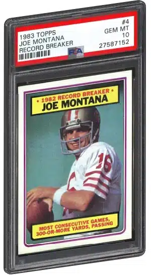 : 1995 Classic NFL Experience #43 Joe Montana PSA 9