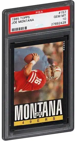 20 Valuable Joe Montana Football Cards from the 1980s Every