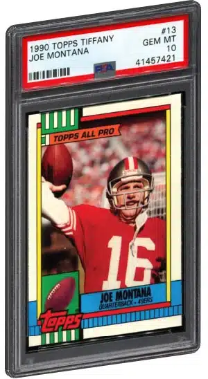 13 Joe Montana - 1984 Topps Glossy Send-Ins Football Cards (Star) Graded  BGS AUTO