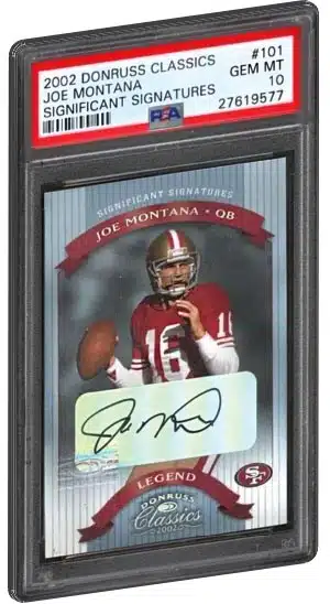 Top Joe Montana Cards, Rookie Card, Best Autographs, Most Valuable List