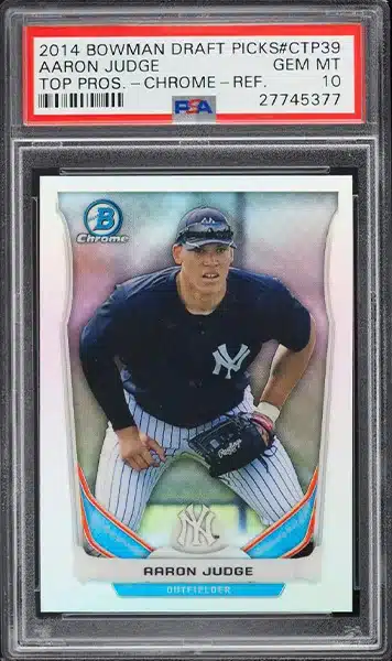 Aaron Judge Autographed Cards All Rising in Value