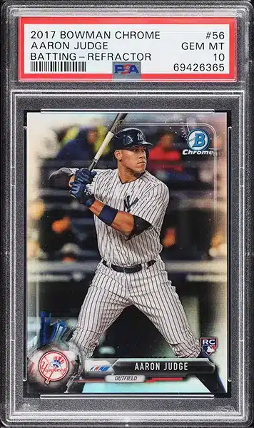 2013 AARON JUDGE FRESNO ST COLLEGE ROOKIE CARD RC IN A ONE TOUCH MAGNETIC  CASE