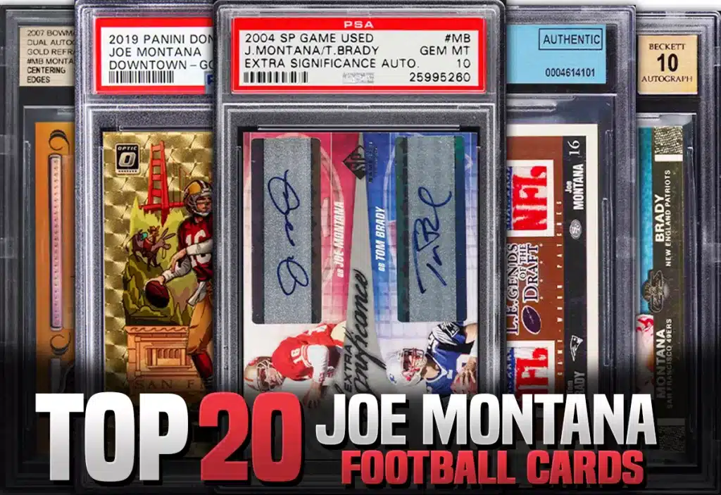 Joe Montana Football Card Values and Sales Prices