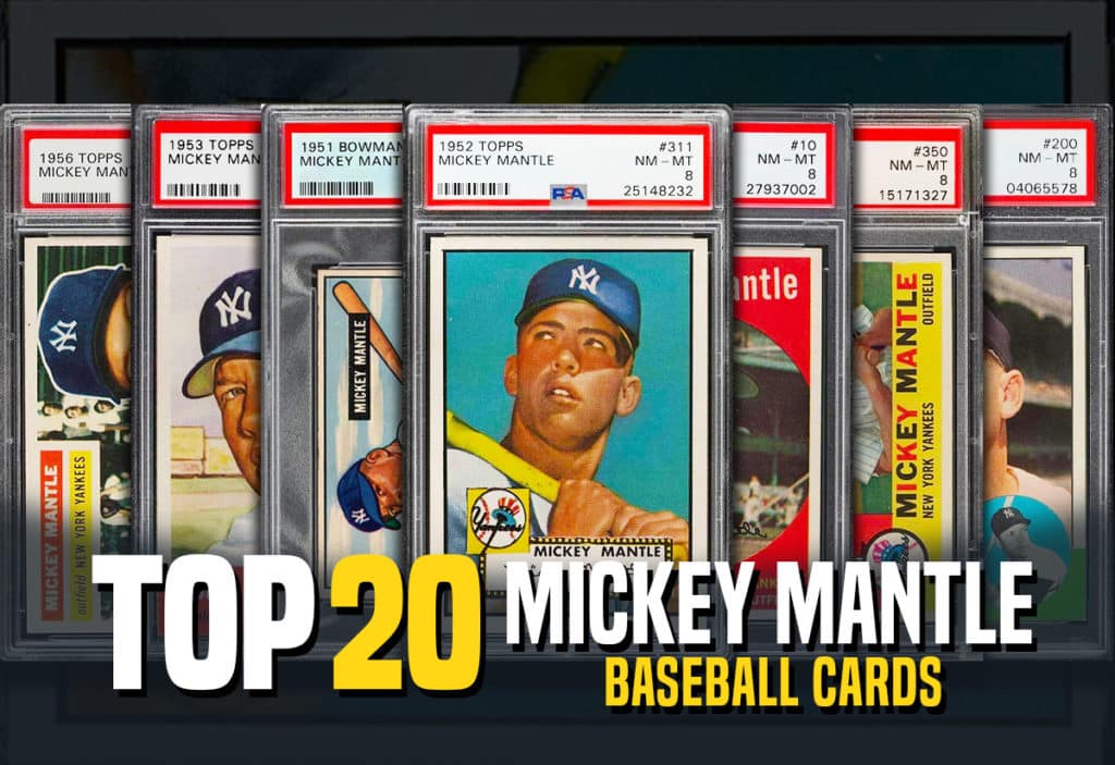 Top 20 Mickey Mantle Baseball Card Recent Sales Prices & Value