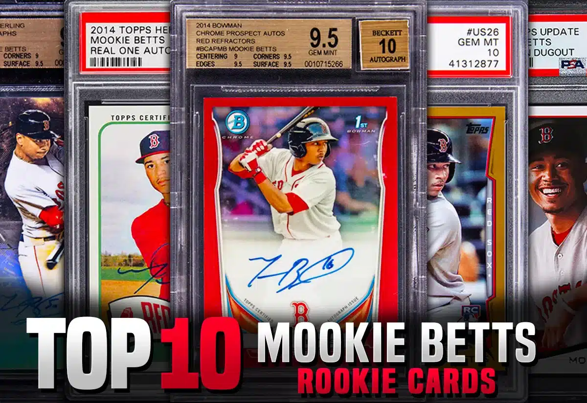 2014 Topps Chrome Update Mookie Betts Rookie RC PSA 9 Mint US-20