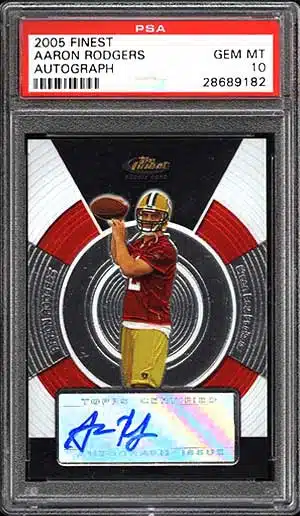 2005 Topps Turkey Red #221 Aaron Rodgers Rookie Card PSA 10