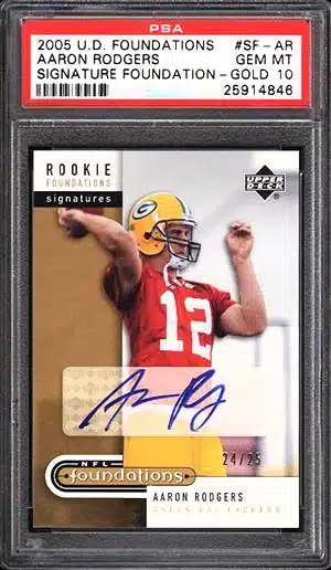 Aaron Rodgers Cards Hot List, Most Popular Rookies, Key Autographs