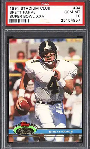 1992 Power #104 Brett Favre - NM-MT - THE COLLECTOR'S FRIEND