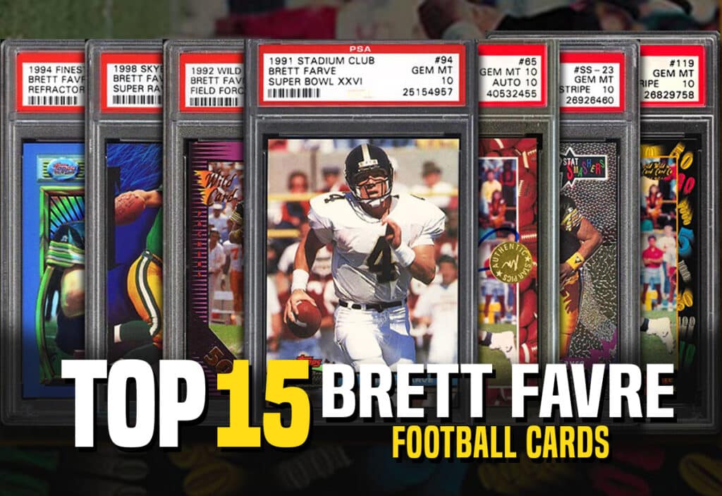 Most valuable Brett Favre football cards