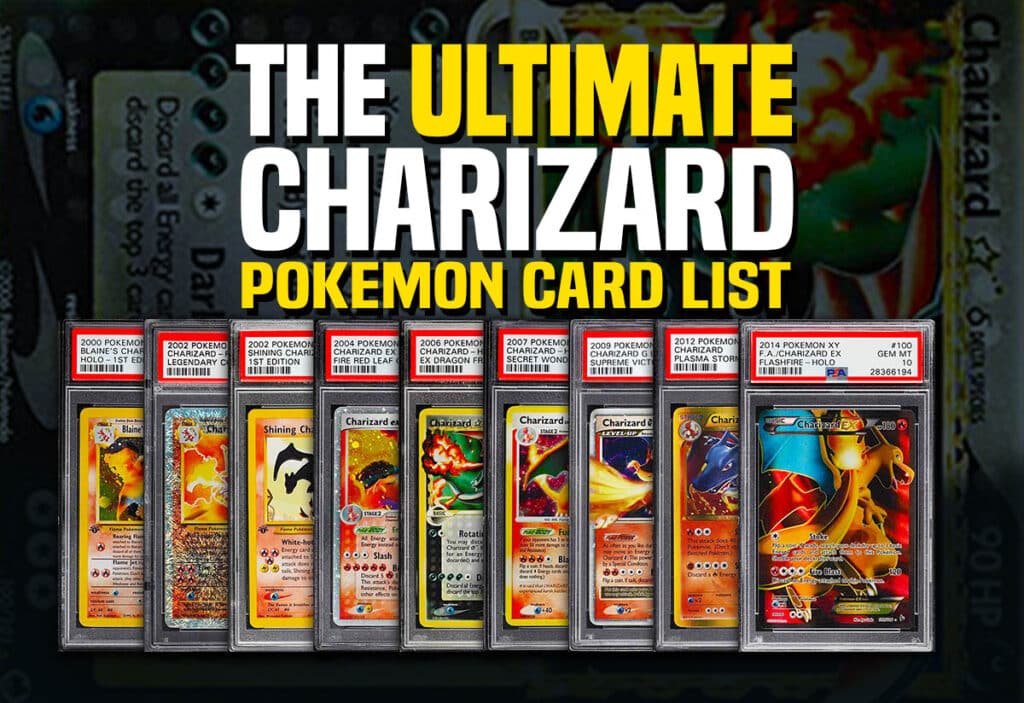 The Ultimate Charizard Pokemon Card price guide with values PSA Graded
