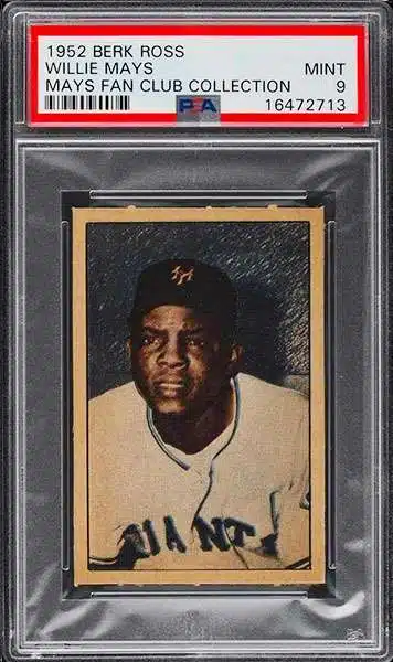 CSG Certifies Willie Mays Card Easily Worth Six Figures