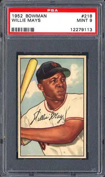 CSG Certifies Willie Mays Card Easily Worth Six Figures