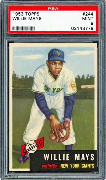 CSG Certifies Willie Mays Card Easily Worth Six Figures