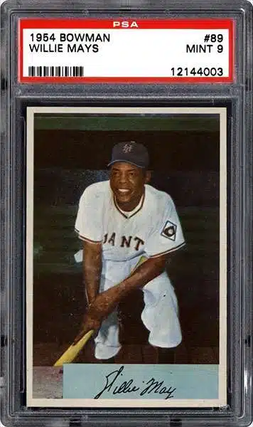 CSG Certifies Willie Mays Card Easily Worth Six Figures