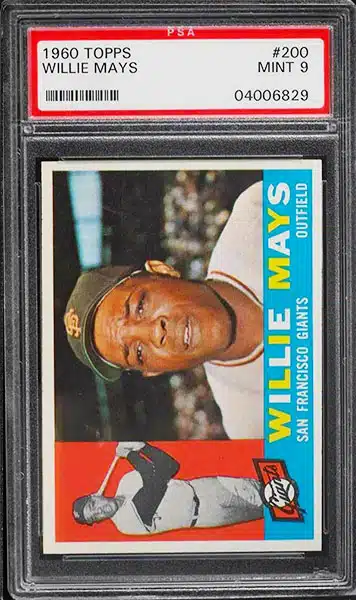 1966 Topps #1 Willie Mays San Francisco Giants Baseball Card Low Grade