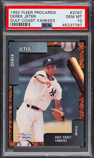 1993 Classic Best #91 Derek Jeter RC Yankees PSA 8.5 - MyBallcards