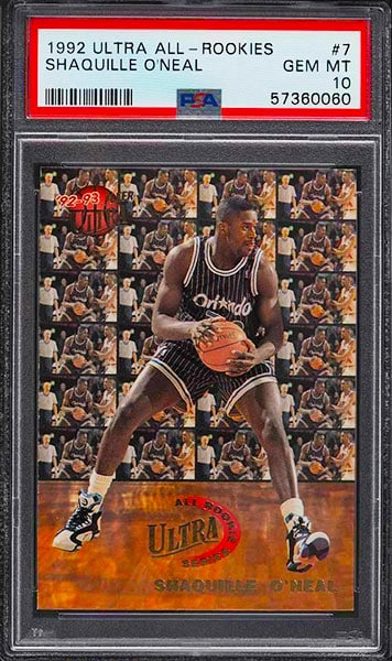 Lot - (Mint) 1992-93 Classic Draft Picks Shaquille O'Neal Rookie #1  Basketball Card