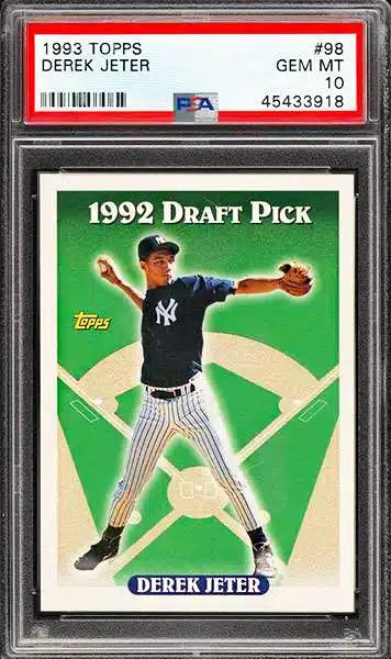 1992 Upper Deck - Derek Jeter - DRAFT PICK - MINOR LEAGUE - New York  Yankees Prospect Baseball Rookie Card RC #5