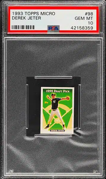 A rare Derek Jeter rookie card sold for nearly $100,000 