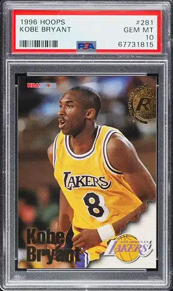 1996 Hoops Kobe Bryant ROOKIE #281 PSA 10 GEM MINT