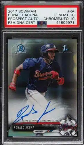 Top 10 Ronald Acuna Jr Rookie Card List to Buy Now!