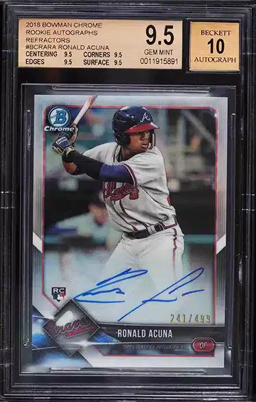 Top 10 Ronald Acuna Jr Rookie Card List to Buy Now!