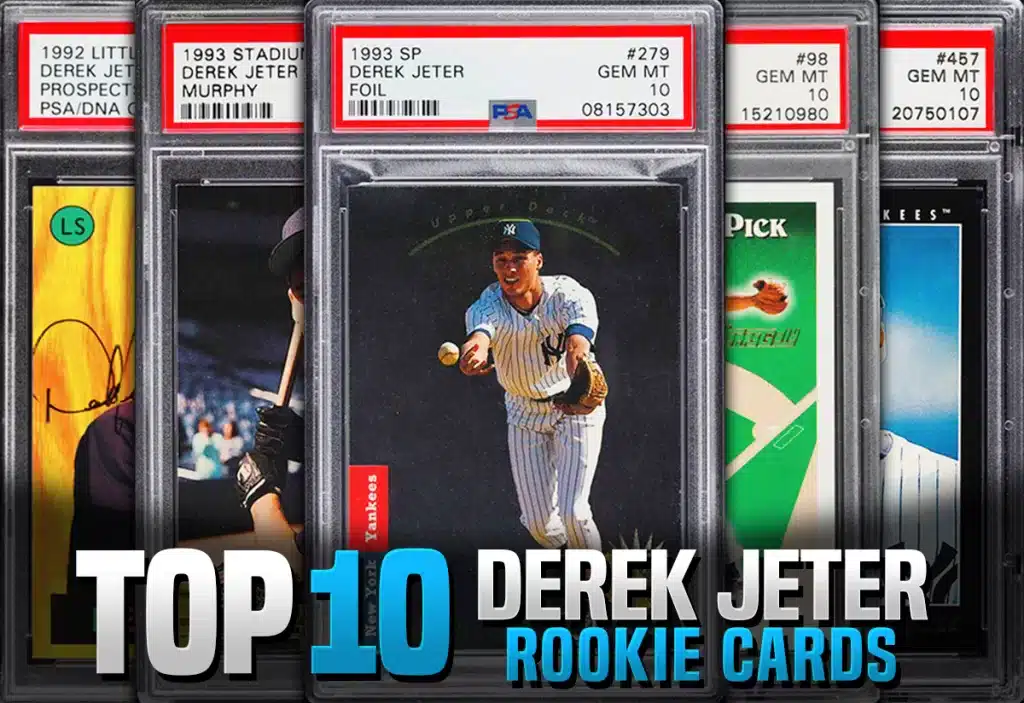 Derek Jeter Rookie Card List with Recent Values and Prices
