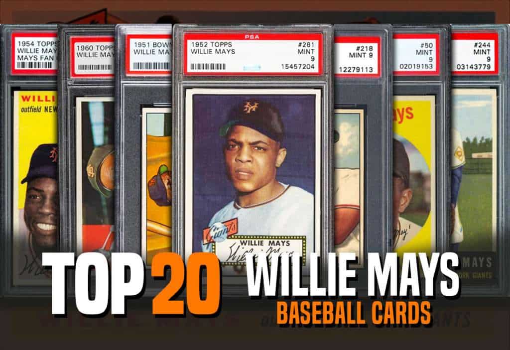 Top 20 Willie Mays baseball card list to buy now