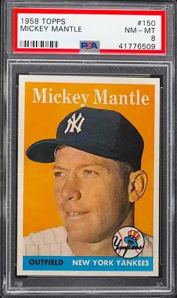 2021 Topps X Mickey Mantle Collection Orange Parallel #7 4/150 ~ MINT