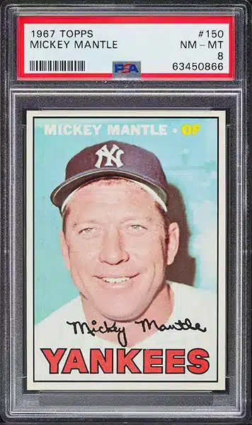 1967 Topps Mickey Mantle #150 PSA 8 NM-MT (PWCC-A)