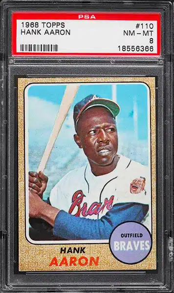 Hank Aaron 1957 Topps #20 Csg 6 Excellent To Near Mint Graded