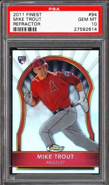 MIKE TROUT ACEO 2011 Arkansas Travellers Rookie Baseball Card MT7, Near  Mint –