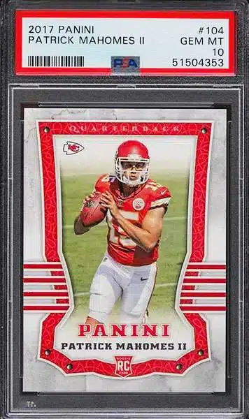 2017 Panini Score NFL Draft #2 Patrick Mahomes II Rookie Card – PSA MINT 9  on Goldin Auctions