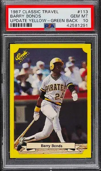 Barry Bonds Rookie Card 