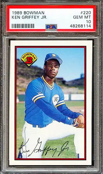 Top 10 Most Valuable Ken Griffey Jr. Rookie Cards!! 