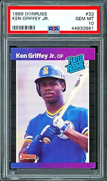 Rare 1989 Ken Griffey Jr. Score 'Rated Rookie' Card