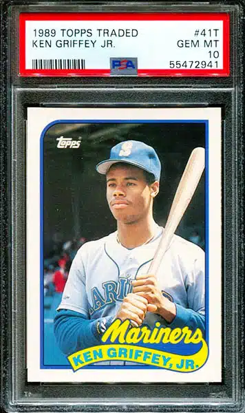 Deion Sanders 1989 Topps Traded Baseball Rookie Card RC
