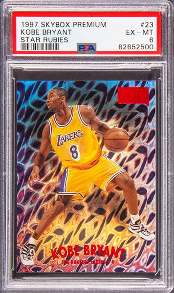 1997 Skybox Premium Star Rubies
Kobe Bryant basketball card #23