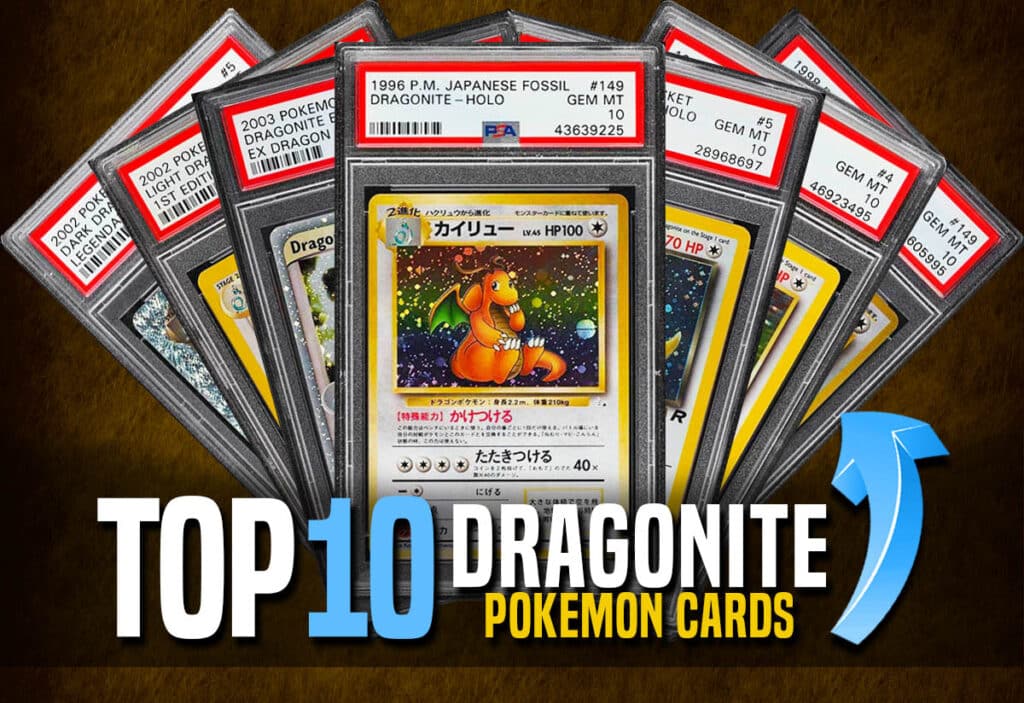 Top 10 most valuable Dragonite Pokemon cards
